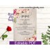 Boho menu cards template, Floral menu card template, (31)